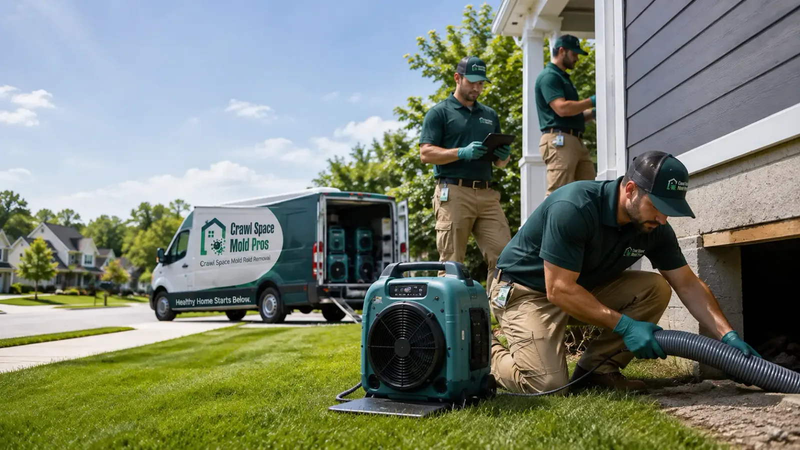Crawl Space Mold Removal in Hurt, VA
